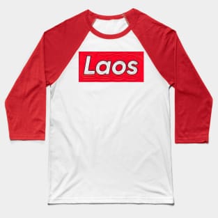 Laos Baseball T-Shirt